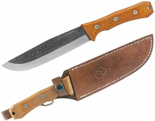 Condor Tool & Knives Mountain Pass Camp Μαχαίρι Επιβίωσης Καφέ σε Δερμάτινη Θήκη