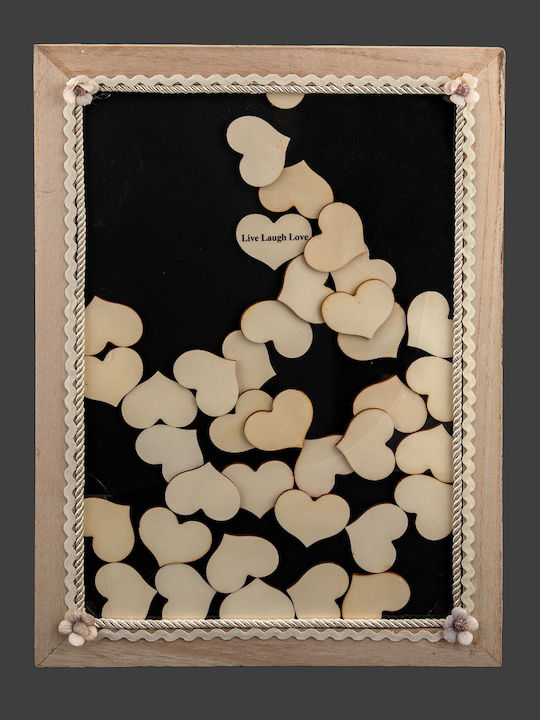 La Vista Wedding Drop Wishes Frame Beige