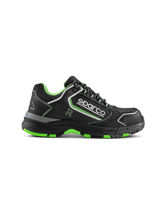 Sparco All Road Waterproof Low Safety Black S3 with Certification P, E, ESD , HRO,SRC