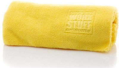 Work Stuff Gentleman Basic Microfiber Cloths Polishing for Body 40x40cm Yellow 1pcs
