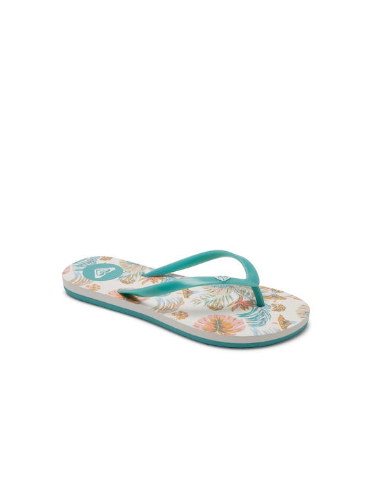 Roxy Women's Flip Flops Light Blue ARJL100887-WAQ