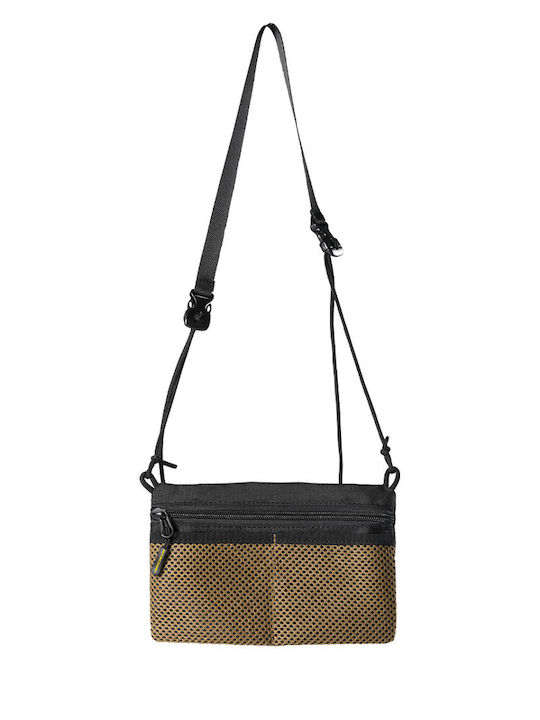 Herren Schulter / Crossbody Tasche Khaki