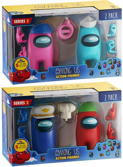 PMI Among Us Action Figures 2 Pack Among Us (Various Designs)