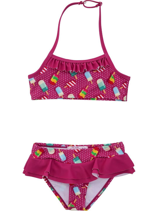 Funky Kinder Badeanzug Bikini Fuchsie