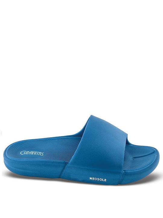 Cubanitas Men's Slides Blue