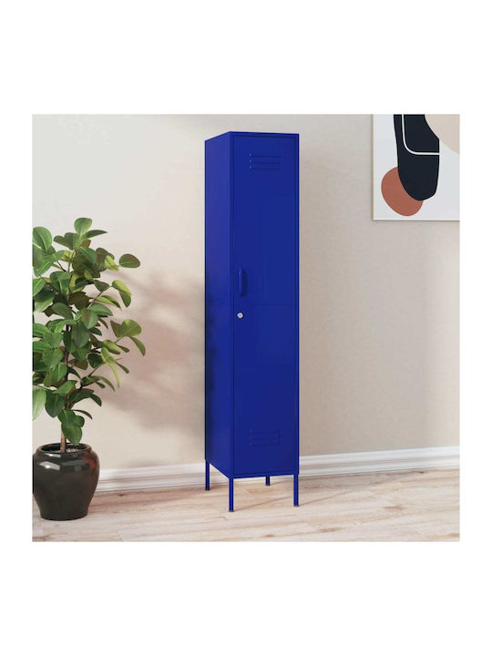 Kleiderschrank Büro mit Schloss 35x46x180cm