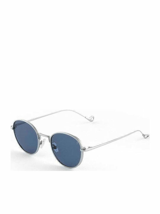 Eyepetizer Alen Sunglasses Silver with Metal Frame & Blue Lens Eyepetizer Alen Sunglasses Silver with Metal Frame & Blue Lens