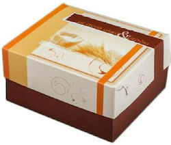 Θαλασσινός Disposable Food Paper Box 16x14x8cm 15pcs N.04