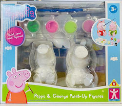 Giochi Preziosi Painting Peppa & George Paint-Up Figures for Children 3++ Years