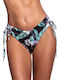 Blu4u Bikini Slip High Waist with Ties Floral