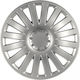 AMiO Car Hubcap Set Smart 14" 4pcs Silver