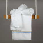 Ο νουνός Baptism Towel Set N Λευκό