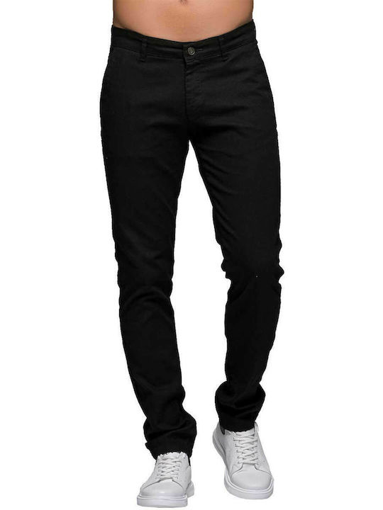 Ben Tailor Ανδρικό Παντελόνι Chino σε Κανονική Εφαρμογή Μαύρο