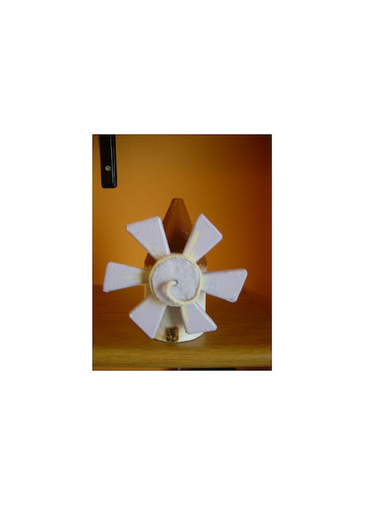Kapadakis Wood Art Decorative Windmill 2213 made of Wooden Purple 12x13x10cm 1pcs