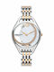 Kenneth Cole Γυναικείο Ρολόι 34mm Μπαταρίας με Ασημί Μεταλλικό Μπρασελέ