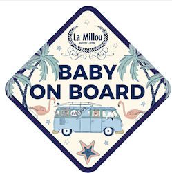 La Millou Bus Sticker White