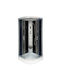 Ravenna Joy Καμπίνα Ντουζιέρας Ημικυκλική με Συρόμενη Πόρτα και Υδρομασάζ 90x90x215cm