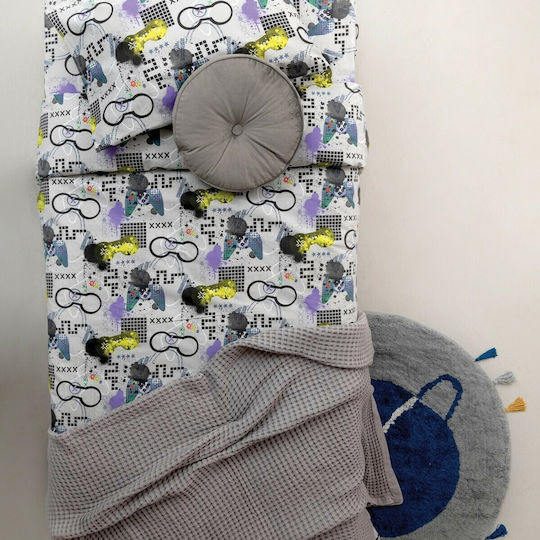 Palamaiki Trend TC937 Детски калъфи за възглавници от 100% памук 50x75бр Grey