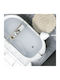 Das Home Bath Mat Cotton Round 0633 420760900633 Beige Width 60cm