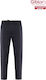 Giblor's Chef Black Pants with Elastic Waist