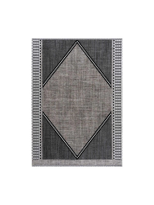 Madi Track Rug Rectangular Summer Gray