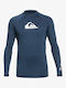 Quiksilver Kids Swimwear UV Long Sleeve Shirt Navy Blue