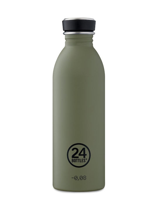 24Bottles Urban Παγούρι Ανοξείδωτο 500ml Πράσινο Sage Green