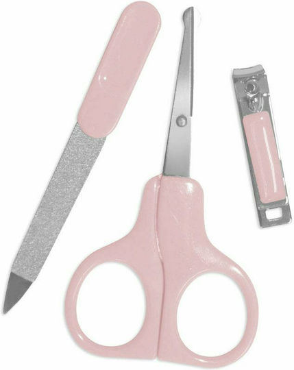 Lorelli Σετ Περιποίησης Νυχιών Μωρού Pink 3τμχ