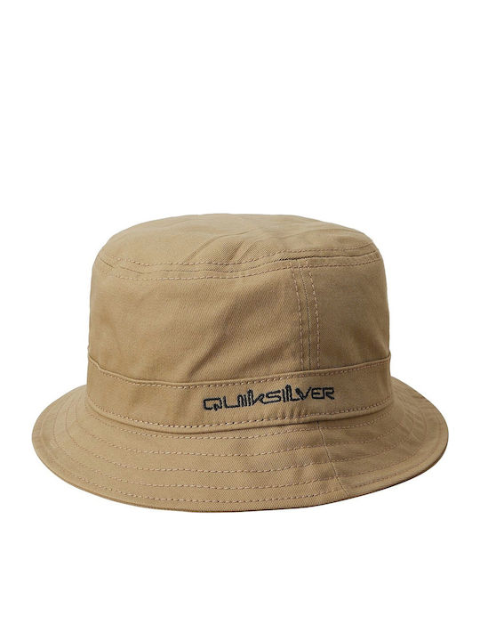 Quiksilver Blown Out Fabric Men's Hat Bucket Style Beige