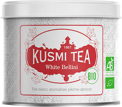 Kusmi Tea Organic White Tea Bellini με Γεύση Βερίκοκο και Ροδάκινο 90gr