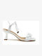Leder Sandalen Weiß