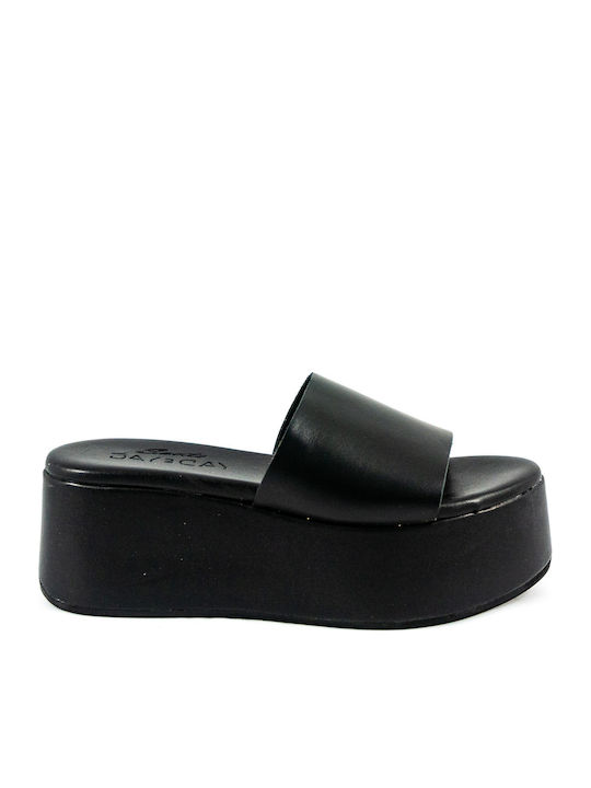 Platforme Dama Tip Slip On Negre
