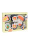 Eat My Socks Eat My Socks Sushi Box Herren Gemusterte Socken Mehrfarbig 3Pack