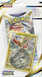 TCG Sword & Shield Brilliant Stars Checklane Blister Flapple Pokémon Deck TCG Sabie și Scut Stele Strălucitoare Checklane Blister Flapple POK850028