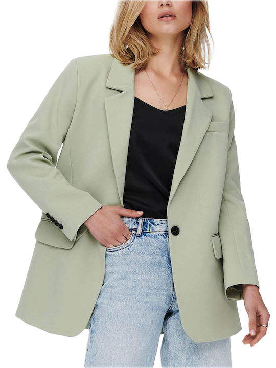 Only Long Women's Blazer Sage