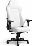 Noblechairs Hero Artificial Leather Gaming Chair with Adjustable Arms White Edition