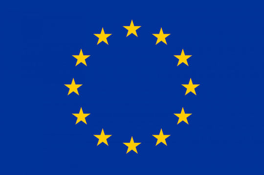 Flag of the European Union Polyester with Krikus for Kontari 150x100cm