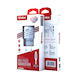 Inkax Charger with Built-in Cable with 2 USB-A Ports Lightning Whites (CD-63)