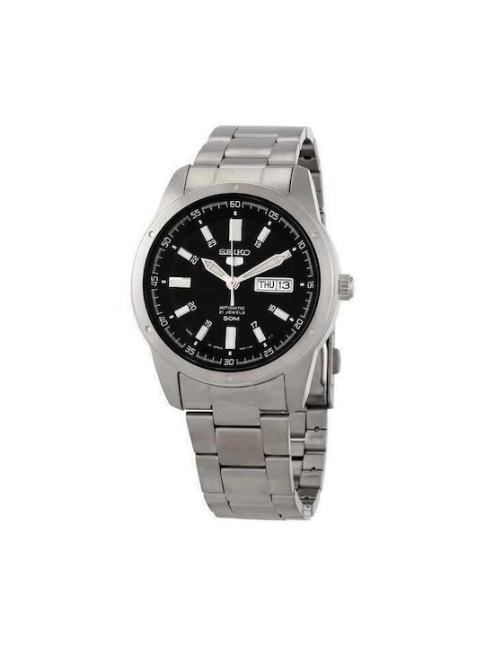 Seiko 5 Uhr Automatisch mit Silber