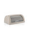Bread Box with Lid Plastic Beige 32x10x21cm