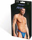 Blue Line Microfiber Thong Blue