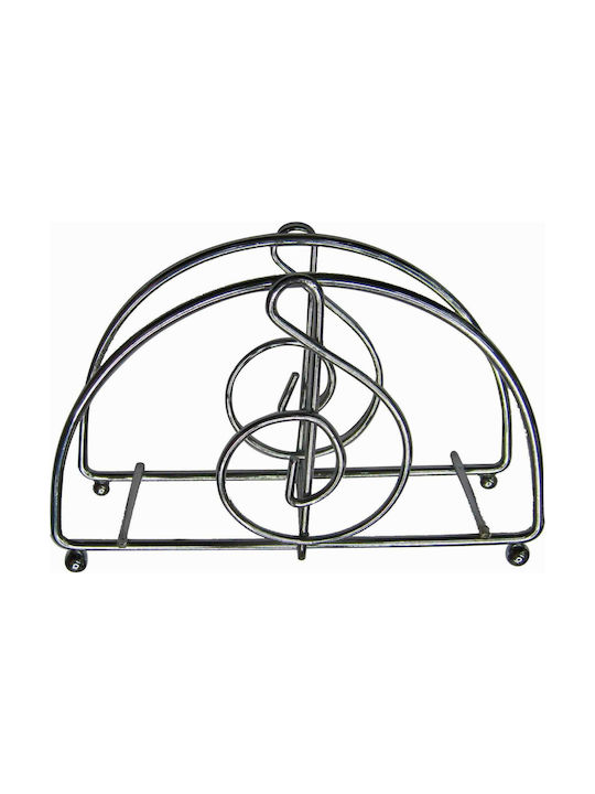 Metallic Napkin Holder Silver 105133