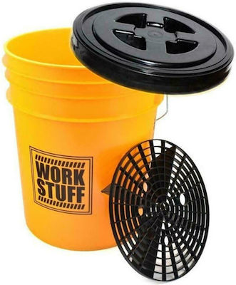 Work Stuff Mop Bucket Plastic Yellow