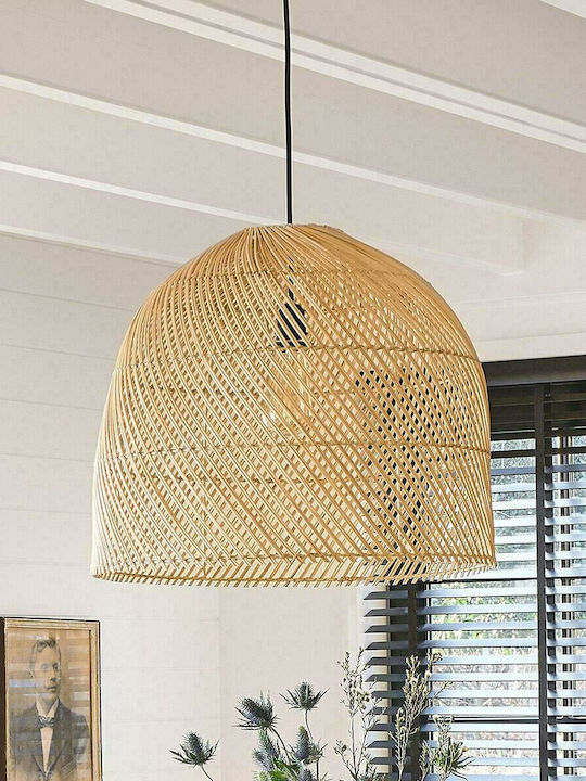 La Redoute Interieurs Dankia Rund Lampenschirm Beige mit Durchmesser 50cm