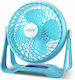 Hoomei HM-8135B USB Rechargeable Fan 3W Blue