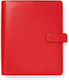 Filofax Saffiano A5 Weekly Organizer Red Leather 21x23.6cm