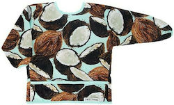 Twistshake Coconut Coverall Fabric with Hoop & Loop Fastener & Sleeves Multicolored