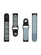 Tactical 267 Double 22mm Λουράκι Σιλικόνης Black/Grey