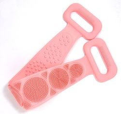 Σιλικόνη Σομόν Back Bath Brush Pink