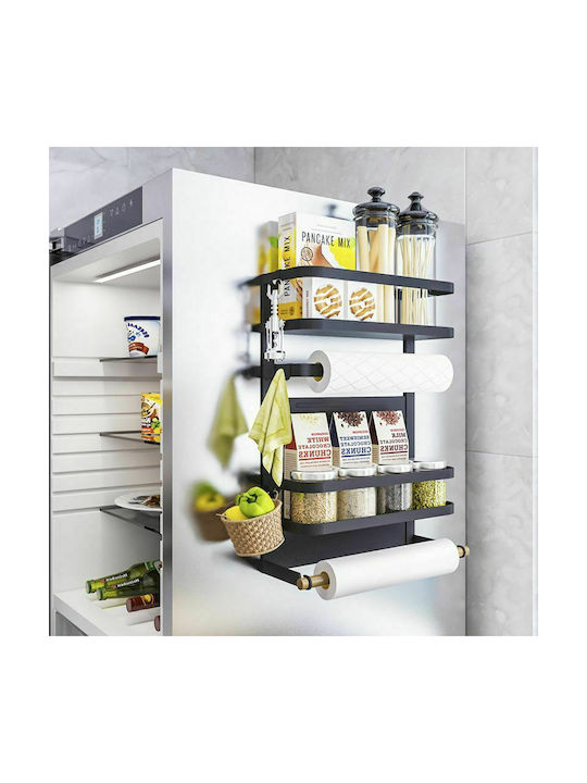 Magnetic organizer for kitchen accessories - three levels